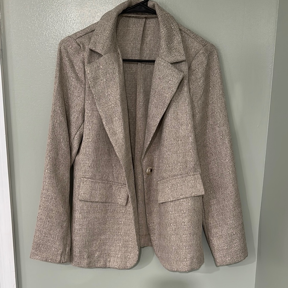 SHEIN Women's Tan Blazer